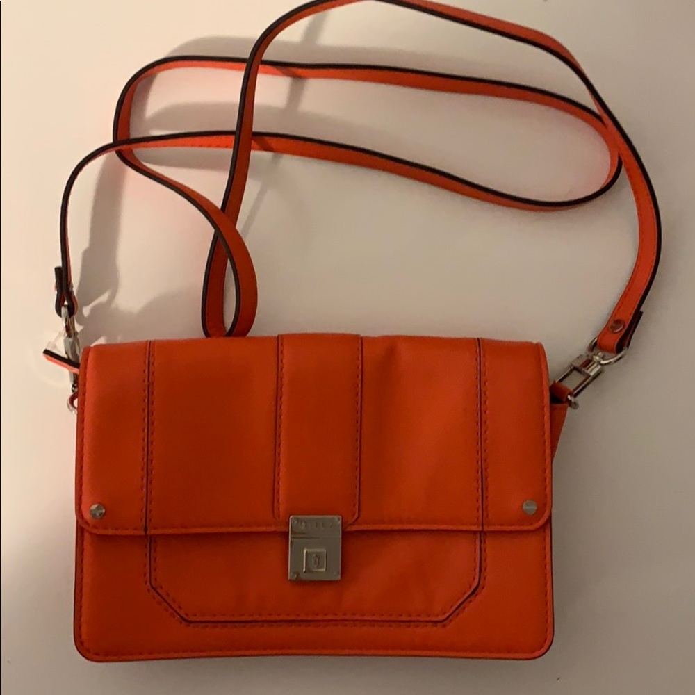 Super cute orange leather purse